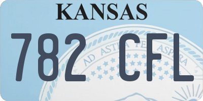KS license plate 782CFL