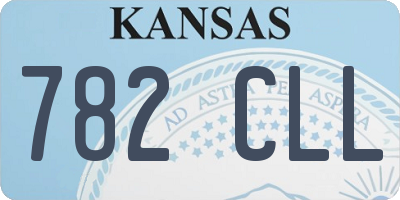 KS license plate 782CLL