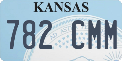 KS license plate 782CMM