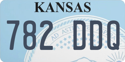 KS license plate 782DDQ