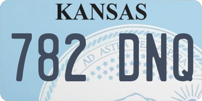 KS license plate 782DNQ