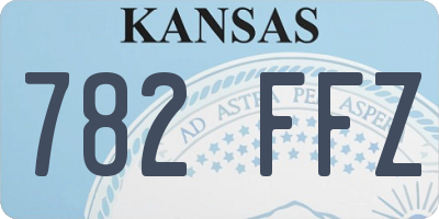 KS license plate 782FFZ