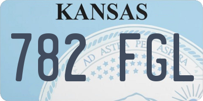 KS license plate 782FGL