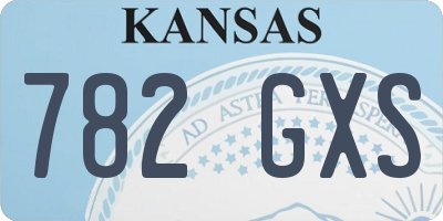 KS license plate 782GXS