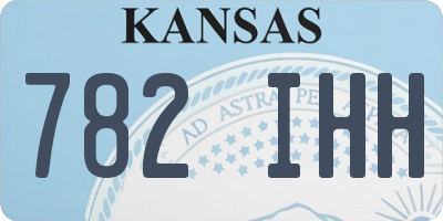 KS license plate 782IHH