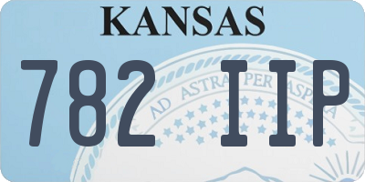 KS license plate 782IIP