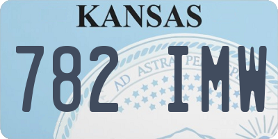 KS license plate 782IMW