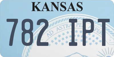 KS license plate 782IPT