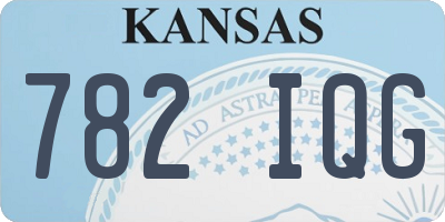 KS license plate 782IQG