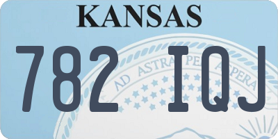 KS license plate 782IQJ