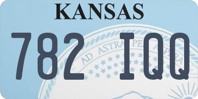 KS license plate 782IQQ