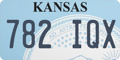 KS license plate 782IQX
