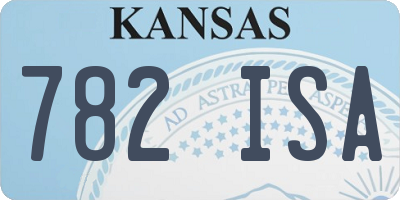 KS license plate 782ISA