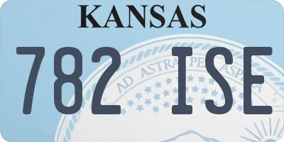 KS license plate 782ISE