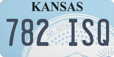 KS license plate 782ISQ