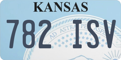 KS license plate 782ISV