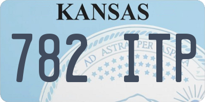 KS license plate 782ITP