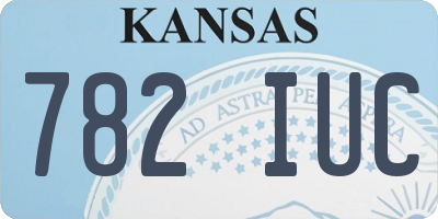 KS license plate 782IUC