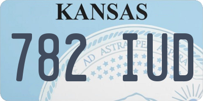 KS license plate 782IUD