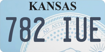KS license plate 782IUE