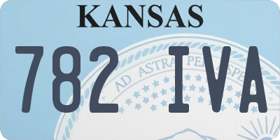 KS license plate 782IVA