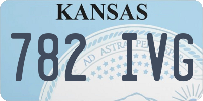 KS license plate 782IVG