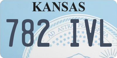 KS license plate 782IVL