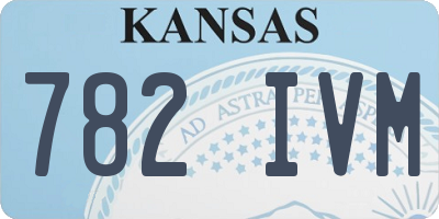 KS license plate 782IVM