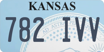 KS license plate 782IVV