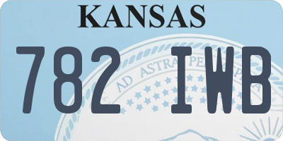 KS license plate 782IWB