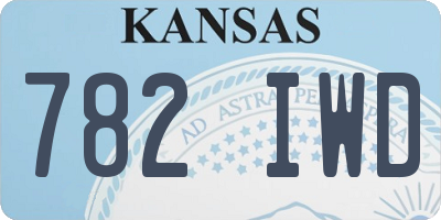 KS license plate 782IWD