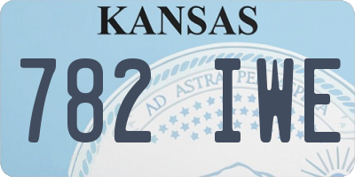 KS license plate 782IWE