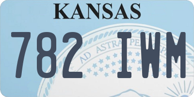 KS license plate 782IWM