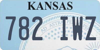 KS license plate 782IWZ