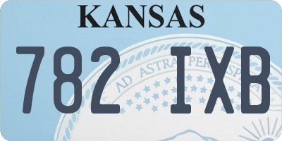 KS license plate 782IXB