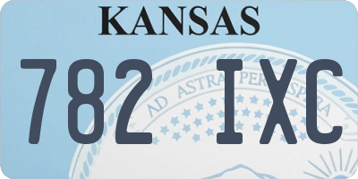 KS license plate 782IXC