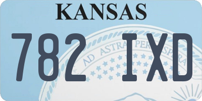 KS license plate 782IXD