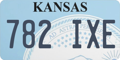 KS license plate 782IXE