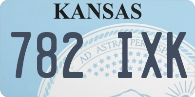 KS license plate 782IXK
