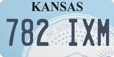 KS license plate 782IXM
