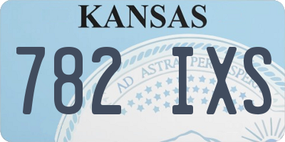 KS license plate 782IXS