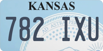 KS license plate 782IXU