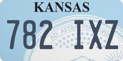 KS license plate 782IXZ