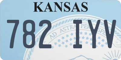 KS license plate 782IYV