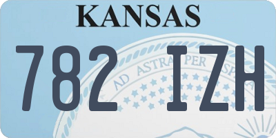 KS license plate 782IZH