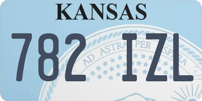 KS license plate 782IZL