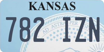KS license plate 782IZN