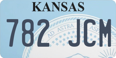 KS license plate 782JCM
