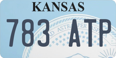 KS license plate 783ATP