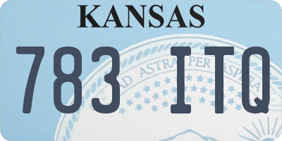 KS license plate 783ITQ